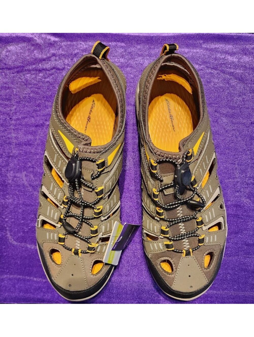 Eddie Bauer Men's Brown Synthetic Outdoor Sandals Size 11M